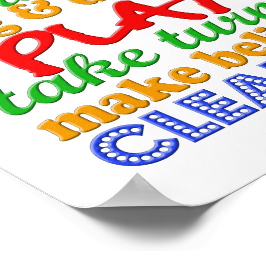 Affiche de salle de jeux (Coin)