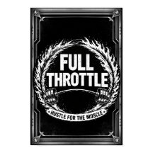 Affiche de salle de sport Full Throttle – Bosse po