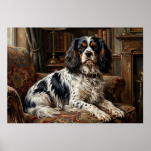 Affiche de salon Cavalier King Charles Spaniel 