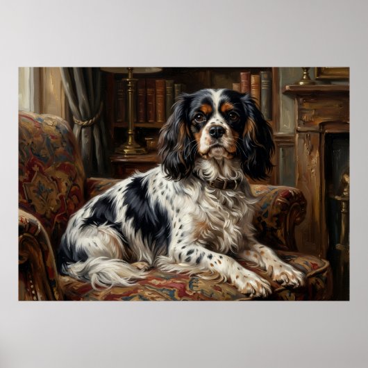 Affiche de salon Cavalier King Charles Spaniel (Devant)