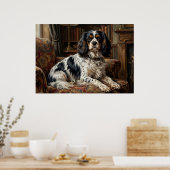 Affiche de salon Cavalier King Charles Spaniel (Cuisine)
