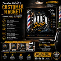 Affiche de Salon de Coiffure | Conception de Publi