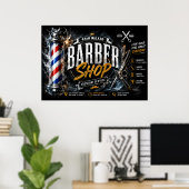 Affiche de Salon de Coiffure | Conception de Publi (Bureau à domicile)