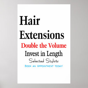 Affiche de salon de coiffure pour hommes Extension