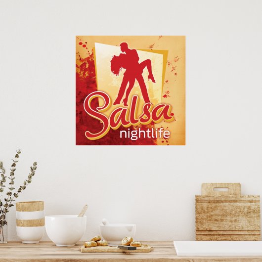 Affiche de salsa (Cuisine)