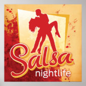 Affiche de salsa (Devant)