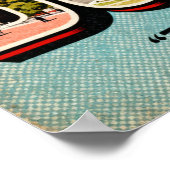 Affiche de salutations vintage de Bologne (Coin)