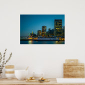 Affiche de San Francisco Waterfront | City Lights (Cuisine)
