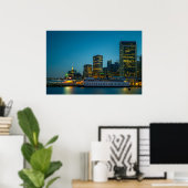Affiche de San Francisco Waterfront | City Lights (Bureau à domicile)