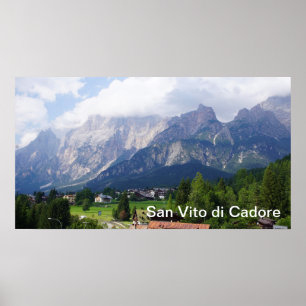 Affiche de San Vito di Cadore Italie