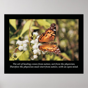 Affiche de santé de citations et d'énonciations de