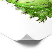 Affiche de sapin de Noël clignant (Coin)