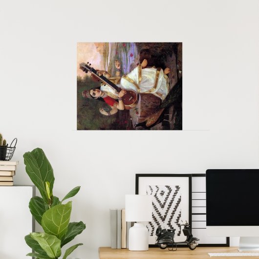Affiche de Saraswati (Bureau à domicile)