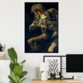Affiche de Saturne dévorant son fils de Goya (Bureau à domicile)