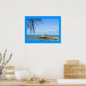 Affiche de scène tropicale (Cuisine)