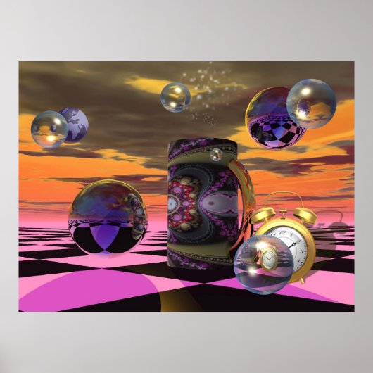 affiche de science-fiction artistique (Devant)