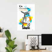 Affiche de scooter art de scooter à moteur impress (Bureau à domicile)