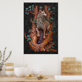 Affiche de sculpture forestière (Cuisine)