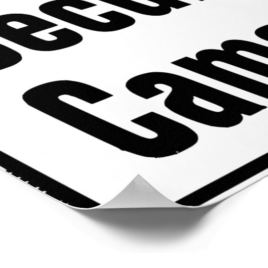 Affiche de sécurité Avertissement (Coin)