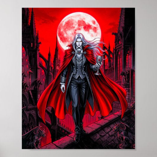 Affiche de Seigneur Vampire Gothique (Devant)