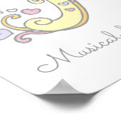 Affiche de sens de nom de filles Harper avec monog (Coin)