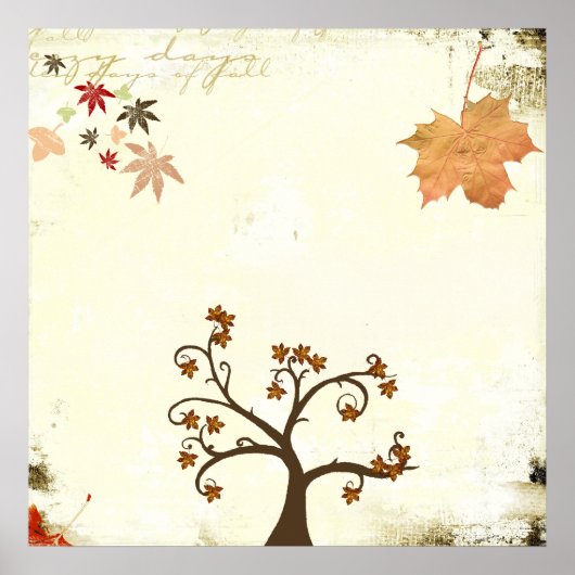 affiche de sensation d'automne (Devant)