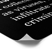 Affiche de sensibilisation à la sécurité des logic (Coin)