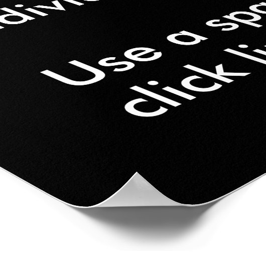 Affiche de sensibilisation à la sécurité du spam (Coin)