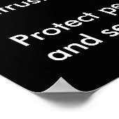 Affiche de sensibilisation à la sécurité lors du v (Coin)