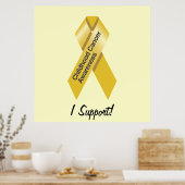 Affiche de sensibilisation au cancer chez les enfa (Cuisine)