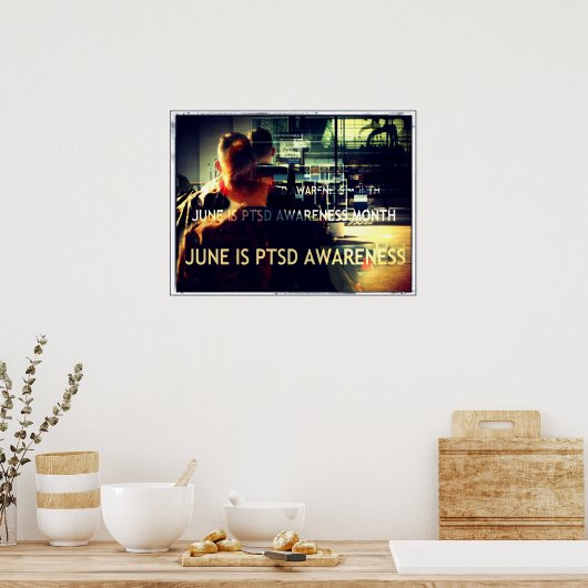 Affiche de sensibilisation au SSPT (Cuisine)