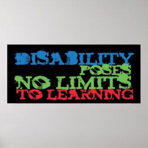Affiche de sensibilisation aux handicaps