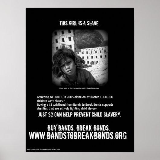 Affiche de sensibilisation du fabricant de briques (Devant)