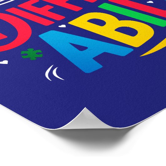 Affiche de sensibilisation sur l'autisme (Coin)