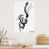 Affiche de serpent (Cuisine)