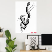Affiche de serpent (Bureau à domicile)