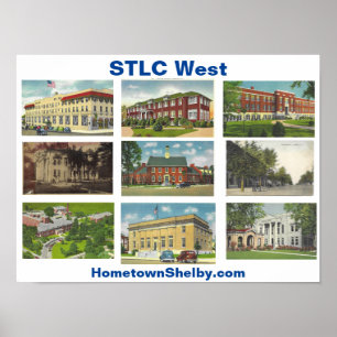 Affiche de Shelby NC historique