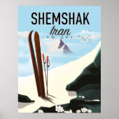 Affiche de Shemshak Iran Ski. (Devant)