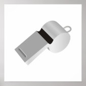 Affiche de sifflet des arbitres (Devant)