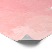 Affiche de signalisation de livre d'or à l'aquarel (Coin)