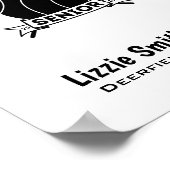 Affiche de signature de la soirée senior de crosse (Coin)