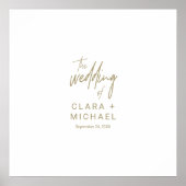 Affiche de signature de l'invité de la calligraphi (Devant)