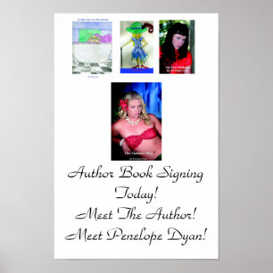 Affiche de signature de livre