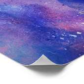 Affiche de signature de livre d'or Confetti Aquare (Coin)