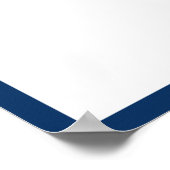 Affiche de signature de remise de diplômes bordure (Coin)