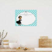 Affiche de signature pour livre d'or de fête préna (Cuisine)