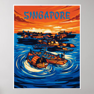 affiche de Singapour