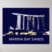 Affiche de Singapour Marina Bay Sands (Devant)