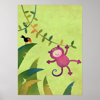Affiche de singe