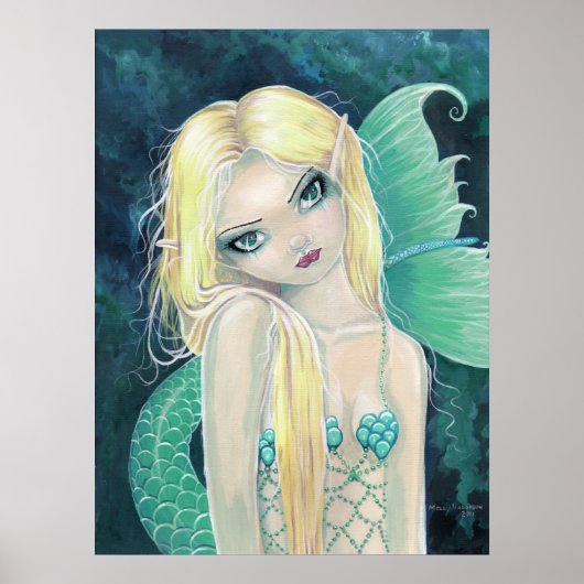 Affiche de Sirène Curieuse par Molly Harrison (Devant)